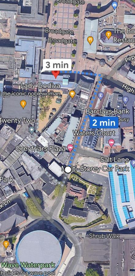 1-bed Studio Flat With Free City Centre Parking Cv1 Apartamento Coventry