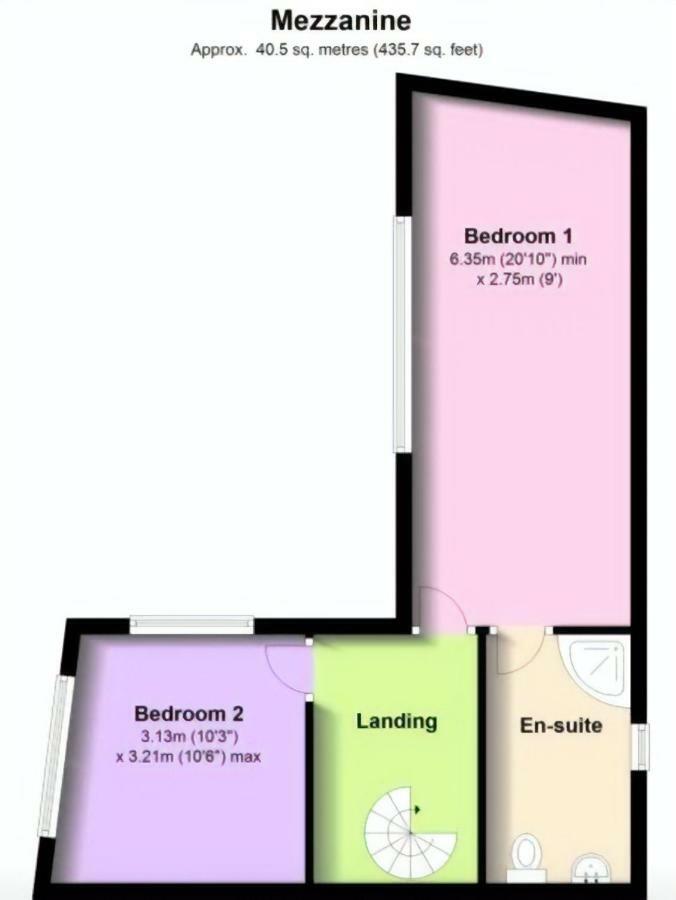 Apartment 4b Loft Penthouse Industrial Decor With Canal & Views Coventry