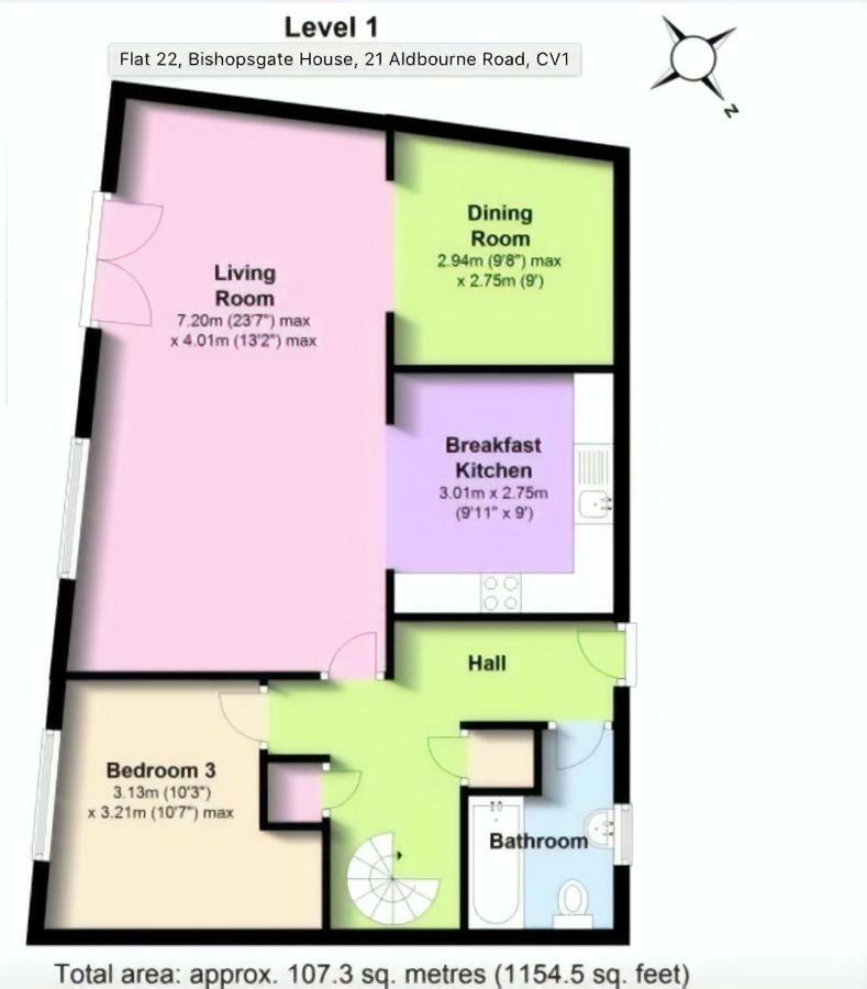 4b Loft Penthouse Industrial Decor With Canal & Views Apartment