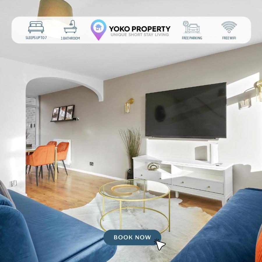 Cosy 3 Bedroom With Free Parking, Garden And Smart Tv With Netflix By Yoko